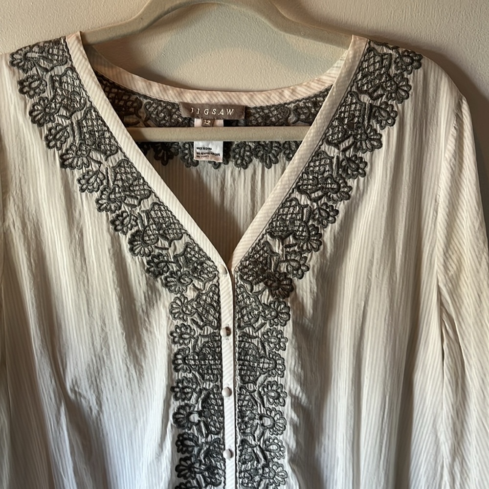 Silk Jigsaw dress